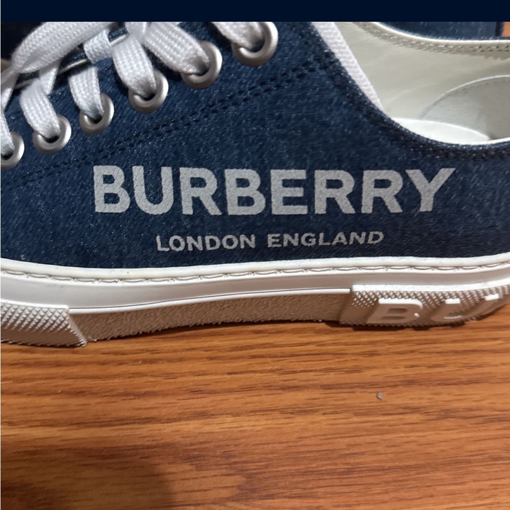 Denim buerberry sneakers - Picture 2 of 9